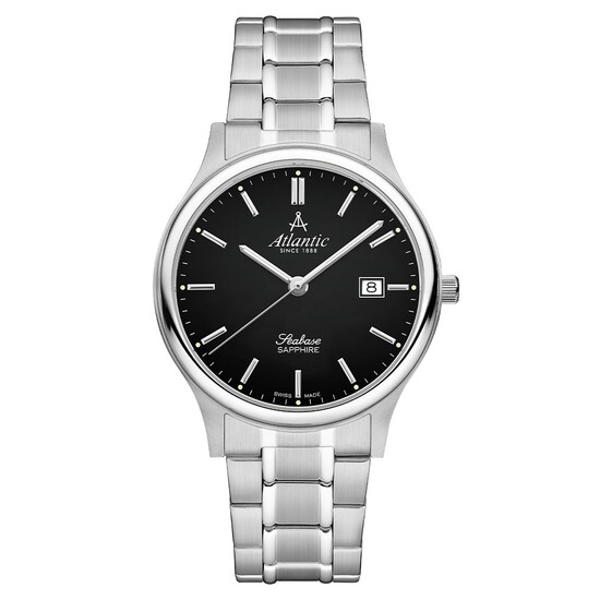 Męski zegarek Atlantic na bransolecie ze stali