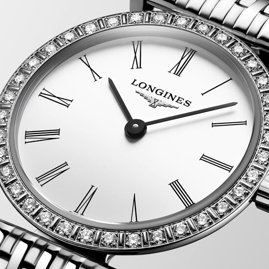 Zegarek damski z cyframi rzymskimi Longines