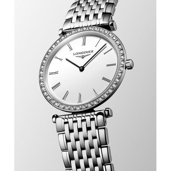 Zegarek damski z cyframi rzymskimi Longines