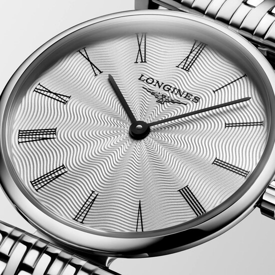 Zegarek damski z cyframi rzymskimi Longines