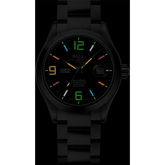 Podświetlenie gazowe w kolorach tęczy Ball