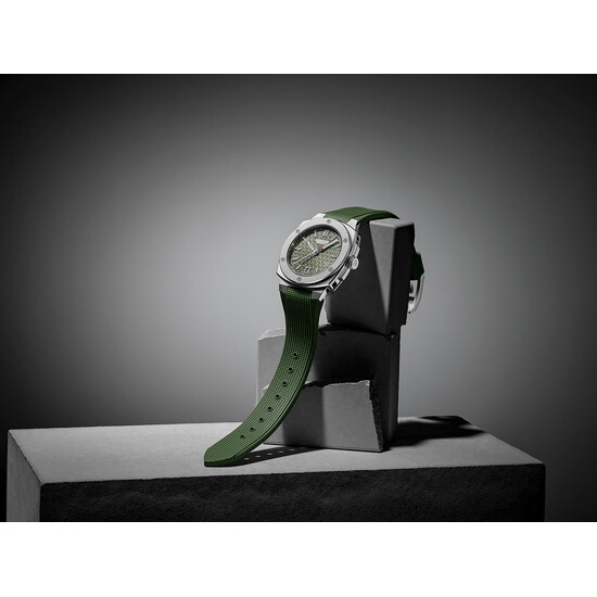 Zegarek damski na zielonym pasku gumowym Alpina Alpiner Extreme