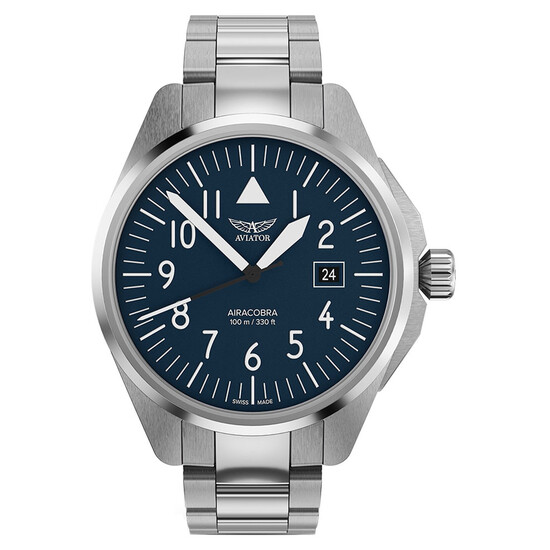Męski zegarek Aviator na bransolecie
