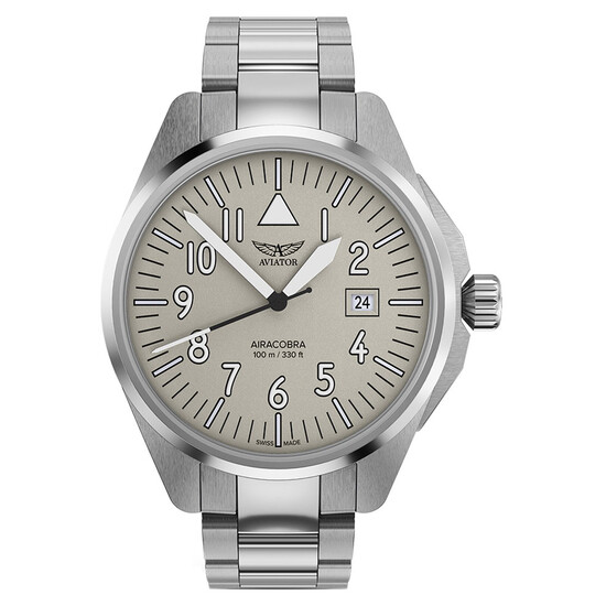 Męski zegarek Aviator na bransolecie