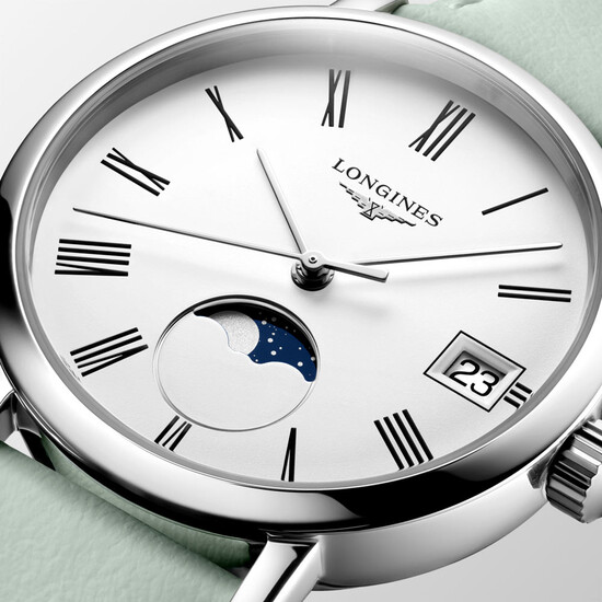 Cyferblat z fazami księżyca Longines