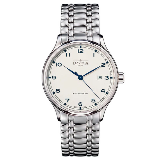 Srebrny zegarek męski Davosa Classic