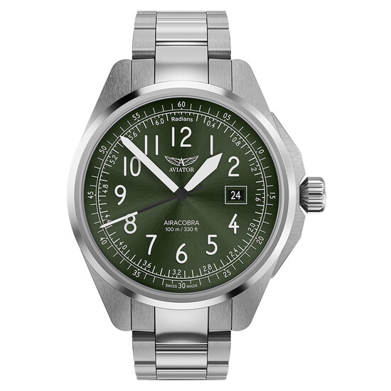 Męski zegarek Aviator na bransolecie