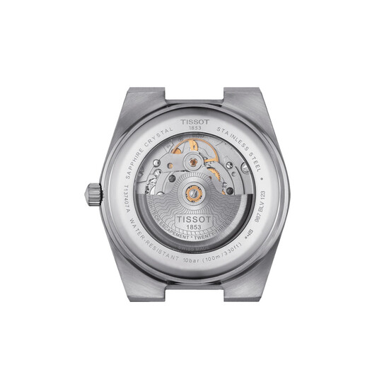 Transparentny dekiel zegarka Tissot