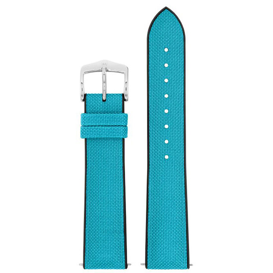 Turkusowy pasek 18 mm do zegarka Hirsch Arne