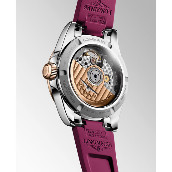 Tył zegarka Longines