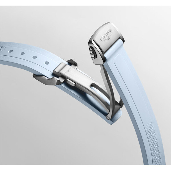 Pasek gumowy Longines ze składanym zapięciem