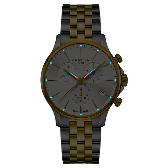 Podświetlona tarcza zegarka Certina