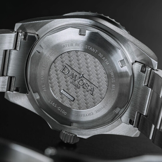 Zakręcany dekiel zegarka Davosa