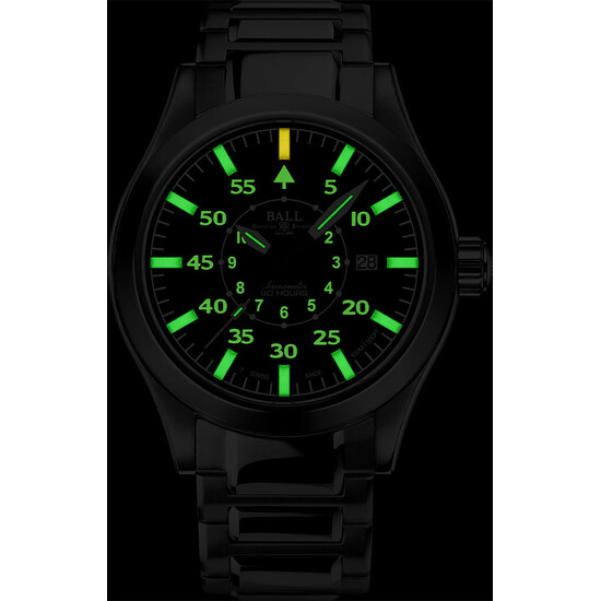 Podświetlony trytem zegarek Ball