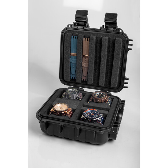 Pudełko XL przekształcone w pudełko VE na 4 zegarki