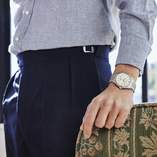 Automatyczny zegarek Seiko na ręku