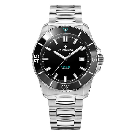 Zegarek męski do nurkowania na bransolecie Venezianico Nereide