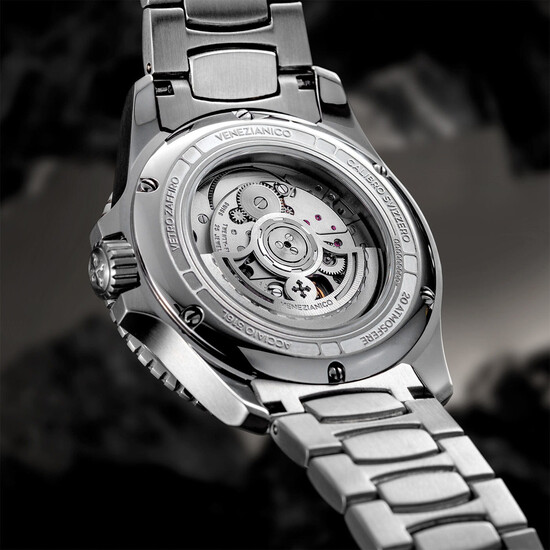 Automatyczny zegarek męski Venezianico ze szwajcarskim mechanizmem Soprod V3290