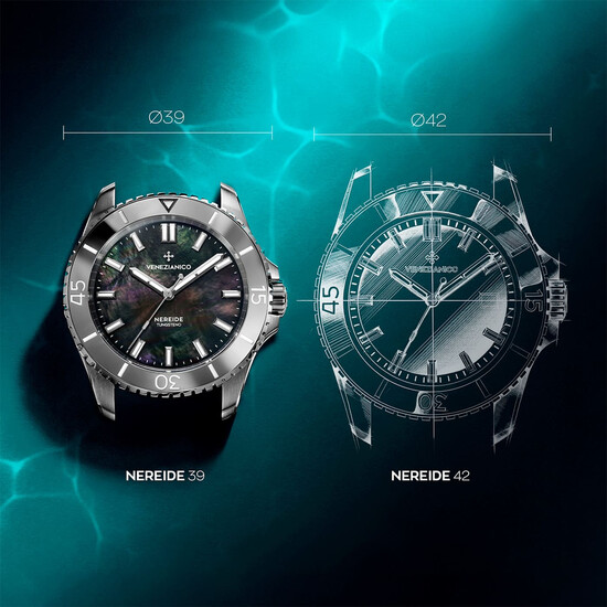 Venezianico Nereide w dwóch rozmiarach