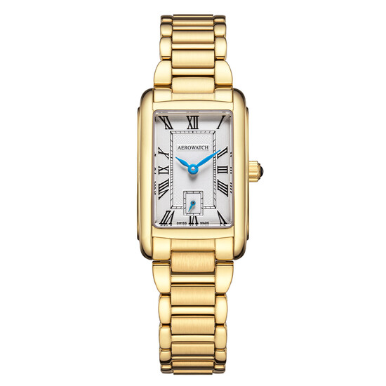 Pozłacany zegarek Damski Aerowatch na bransolecie