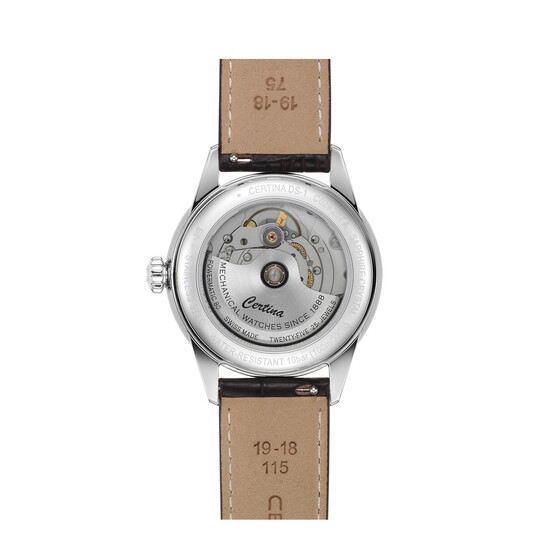 Tył z transparentnym deklem Certina