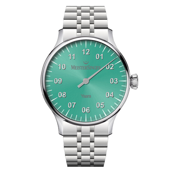 Damski zegarek MeisterSinger na stalowej bransolecie