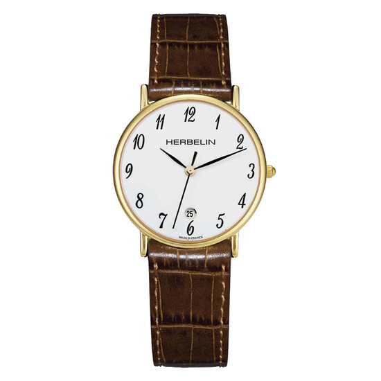 Herbelin Classique zegarek damski na pasku skórzanym