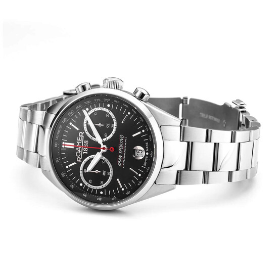 Zegarek Roamer z czarną tarczą