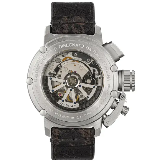 Zegarek z widocznym mechanizmem U-BOAT Chimera