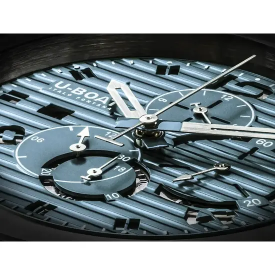 Zegarek męski z chronografem i tarczą 24-godzinną U-BOAT Chimera Chrono
