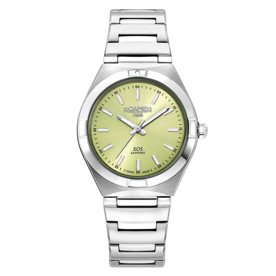 Damski zegarek Roamer z zieloną tarczą