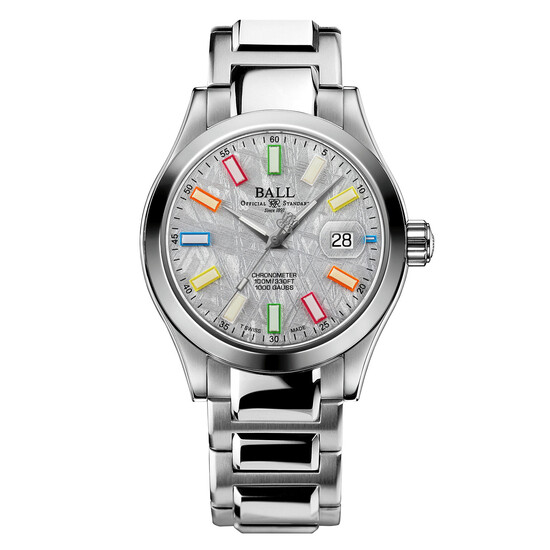 Męski zegarek Ball Chronometer z tarczą z meteorytu
