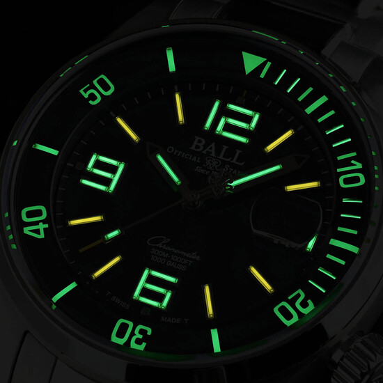 Tarcza Ball podświetlona trytem