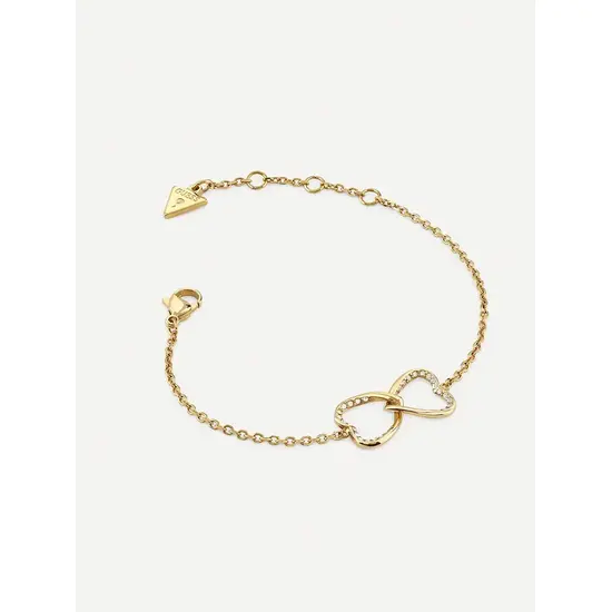 Bransoletka ze stali chirurgicznej złota Guess