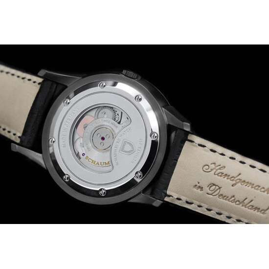 Tył zegarka Schaumburg Gnomonik SCH-GNWBB