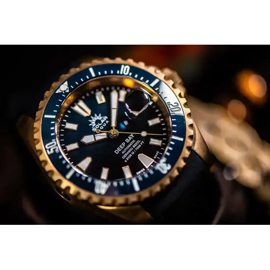 Zegarek do profesjonalnego nurkowania męski Solar Aqua Deep Bay