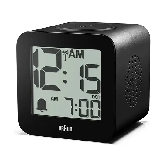 Budzik braun w  kształcie kostki