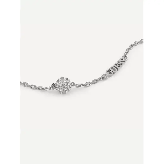 Okrągła zawieszka bransoletki Guess z cyrkoniami