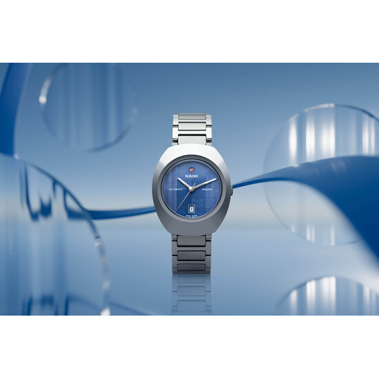 Zegarek Rado z niebieską tarczą