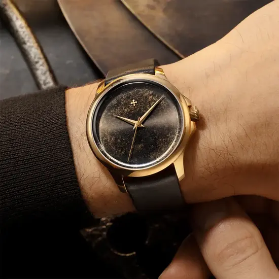 Zegarek męski vintage na rękę Venezianico Redentore Bronzo