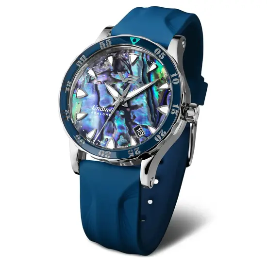 Zegarek damski na niebieskim gumowym pasku Vostok Europe