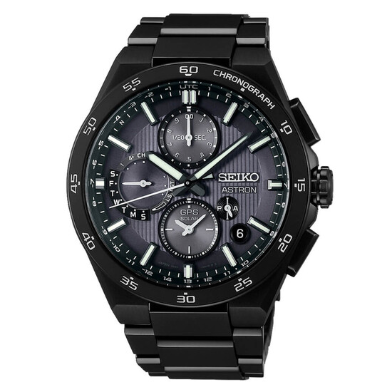 Męski zegarek Seiko Astron Deep Night na bransolecie