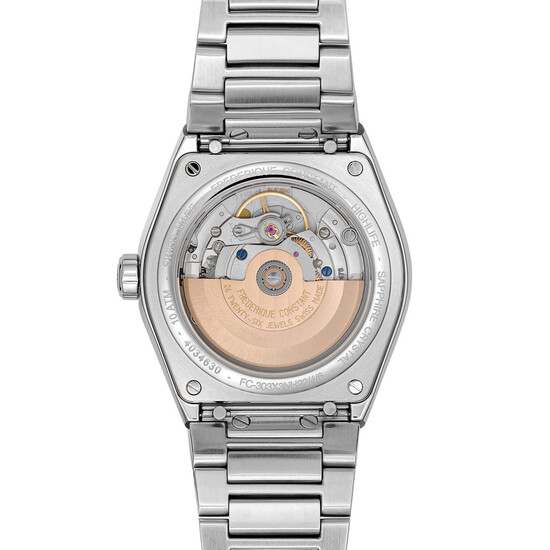Tył zegarka Frederique Constant Highlife