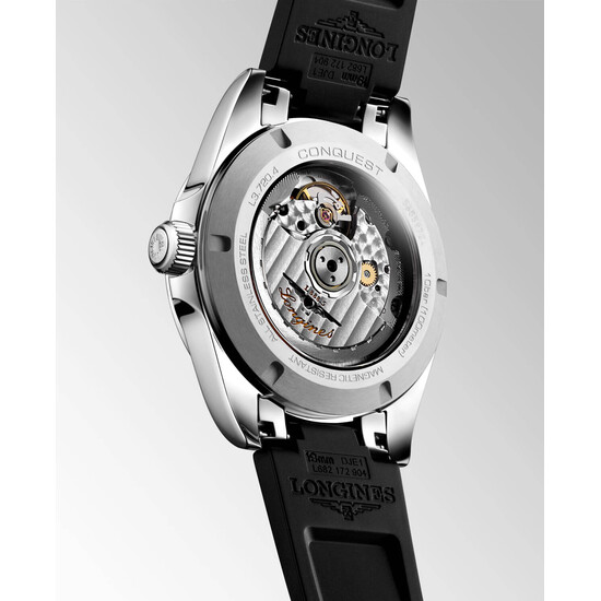 Tył zegarka Longines Conquest