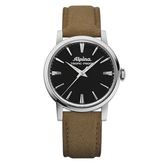 Zegarek Alpina Heritage Tropic-Proof Handwinding na beżowym pasku