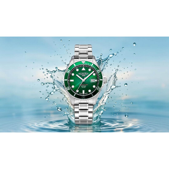 Zegarek Roamer z klasą szczelności do 200 metrów