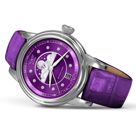 Limitowany zegarek z diamentami Aviator