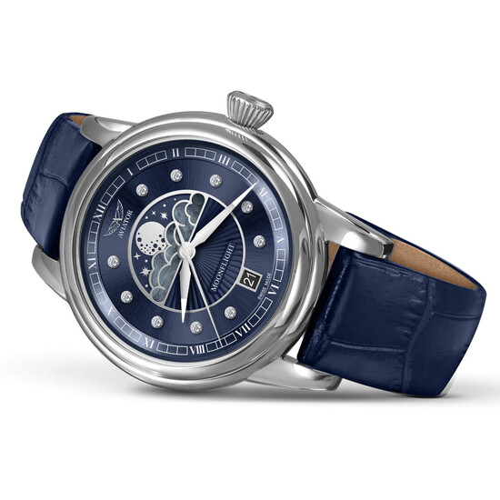 Limitowany zegarek z diamentami Aviator