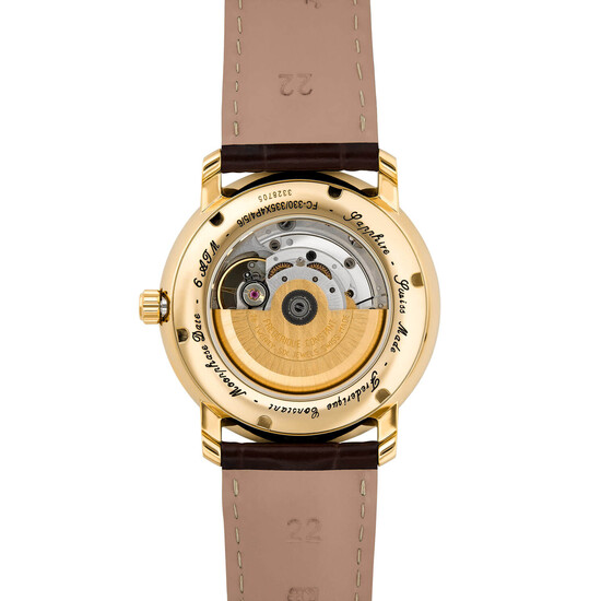 Tył zegarka Frederique Constant