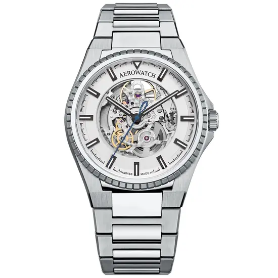 Zegarek szkieletowy męski Aerowatch Milan Skeleton Automatic A 60998 AA07 M
